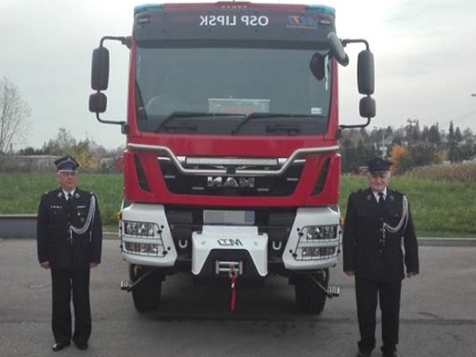 Nowy wóz strażacki dla OSP w Lipsku